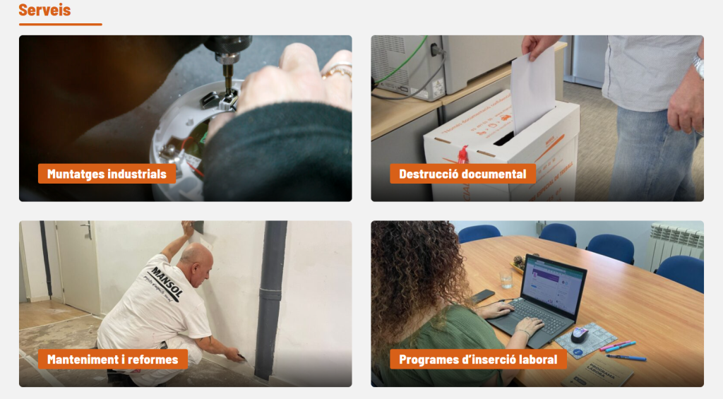 Serveis del CET Mansol Projectes