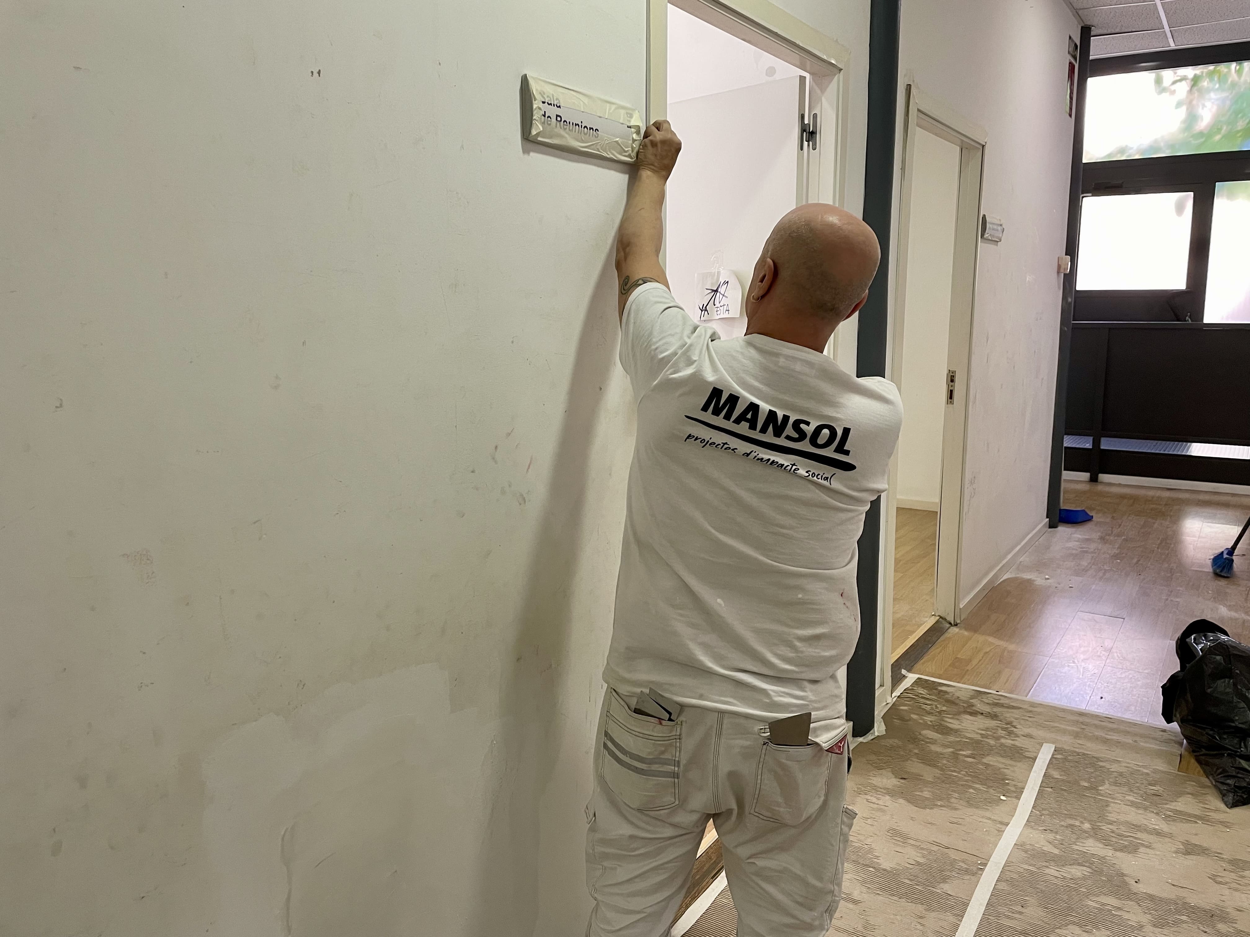 Obra equip de reformes Mansol Projectes