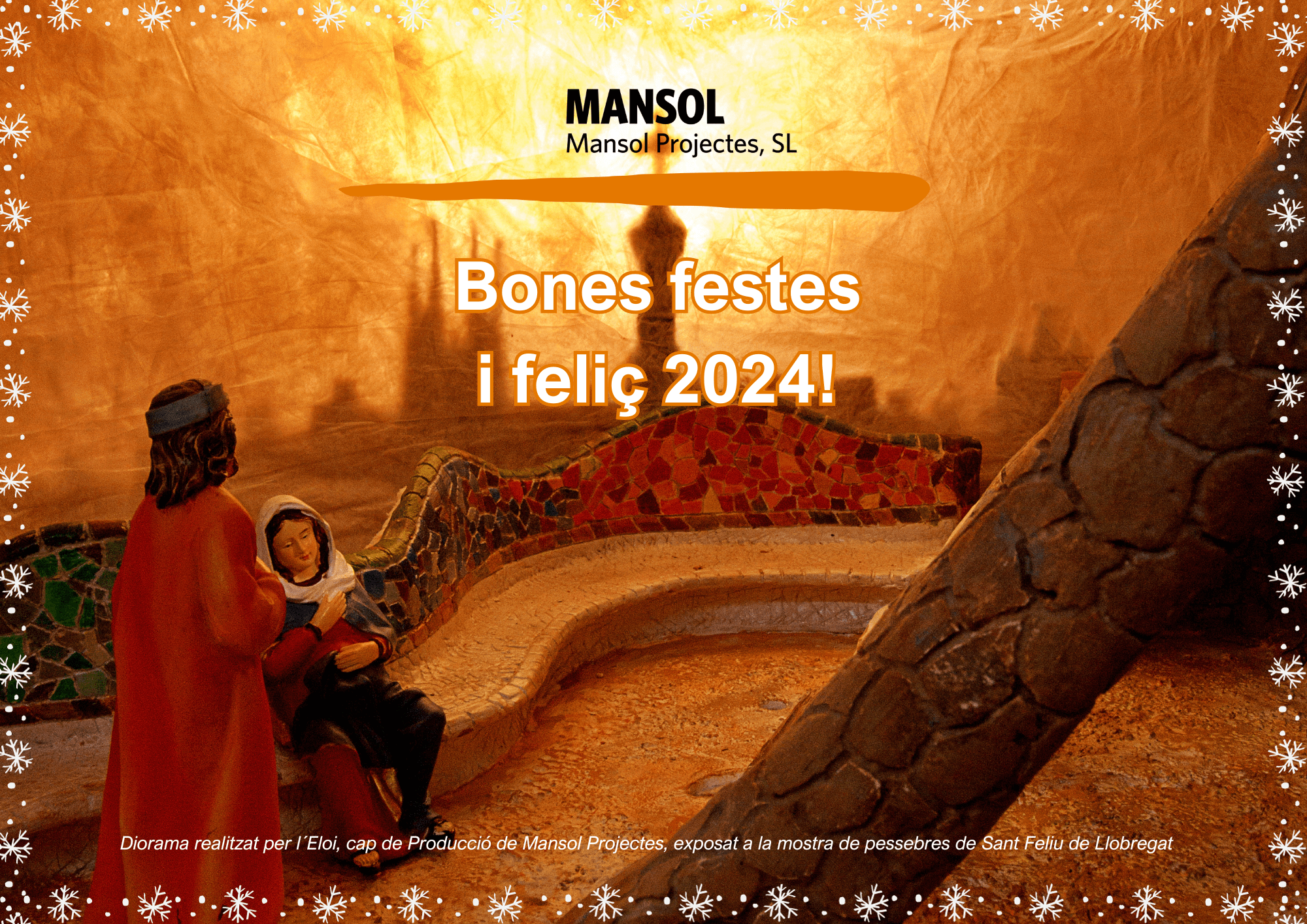 Postal de Nadal 2023 Mansol Projectes